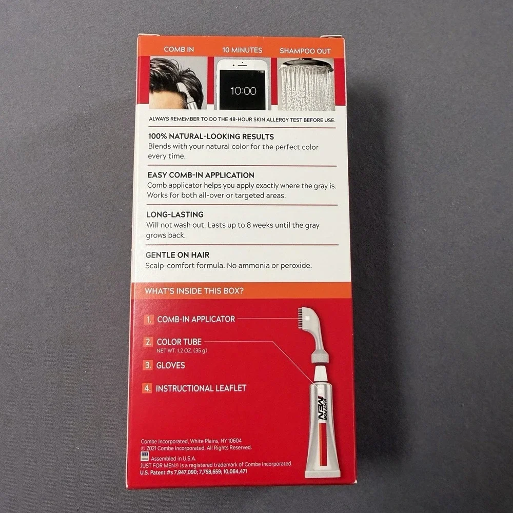 Just For Men‎ Easy Comb No Mix In Hair Color A-35 Medium Brown